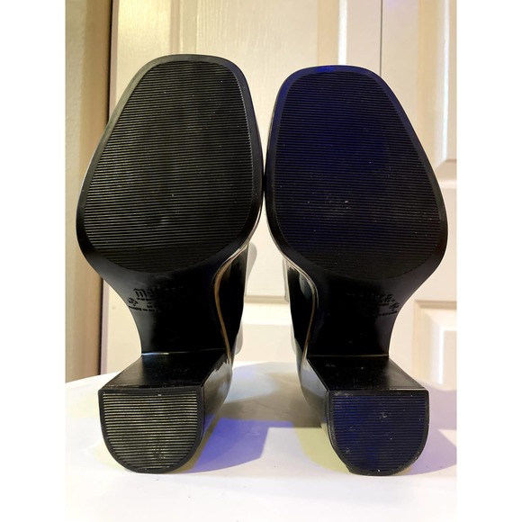Melissa black heeled shiny rainboots - Picture 11 of 14